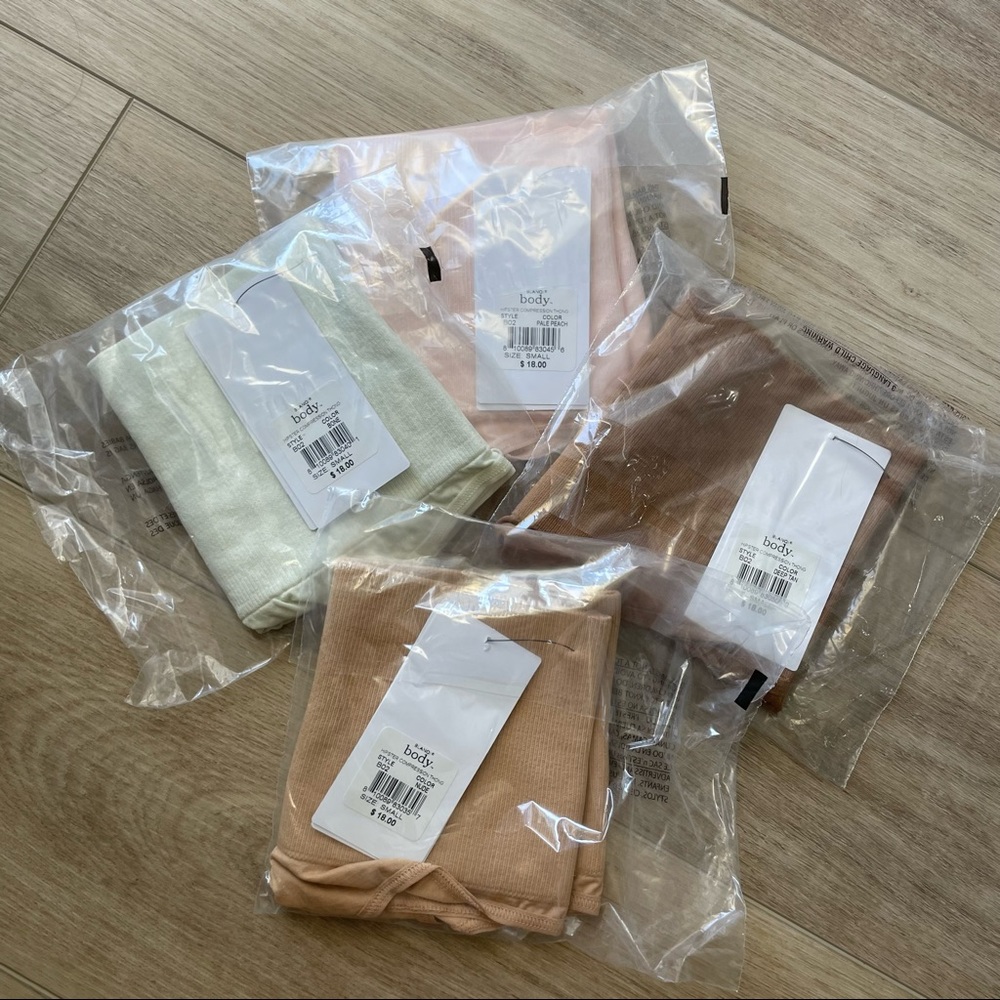 NWT BLANQI SEAMLESS POSTPARTUM HIPSTER COMPRESSION THONG BUNDLE